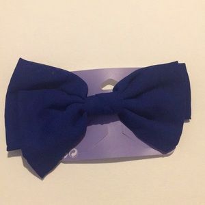 Navy Blue Hair Bow